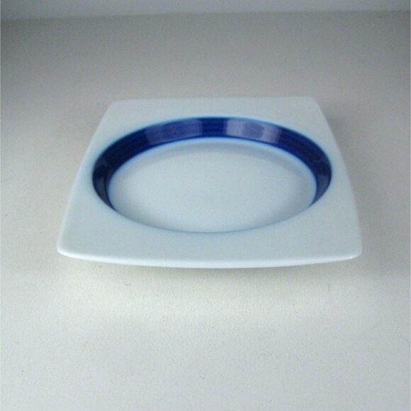 Thomas Germany Wine Bottle Coaster Brushed Cobalt Rectangular Porcelain - Picture 7 of 9